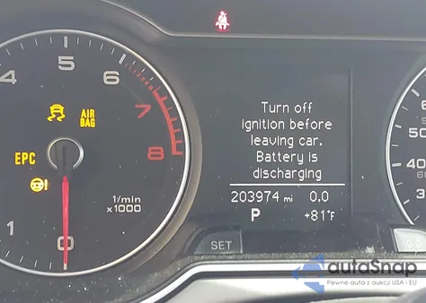 2014 Audi A4 2.0T Premium from USA, damaged, VIN WAUAFAFL3EA074599